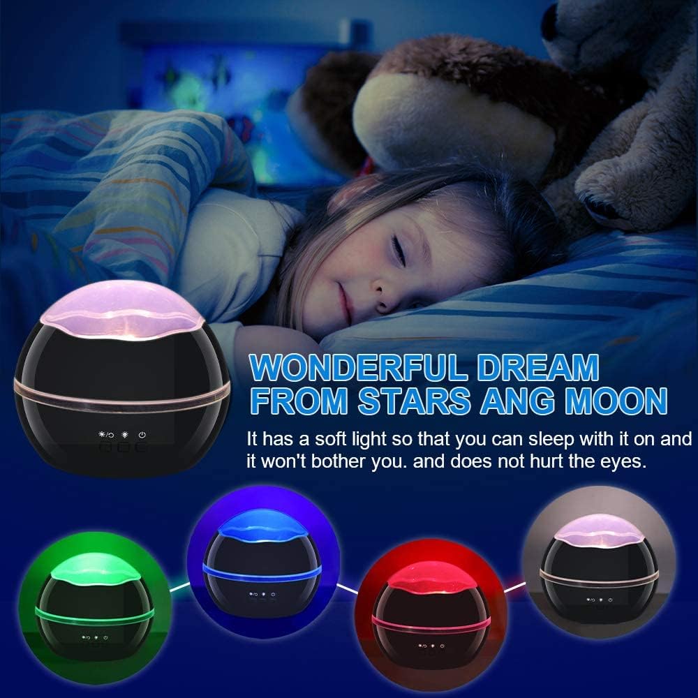 MINGKIDS 2-in-1 Theme Projector – Cozy Mood Lighting for Dinosaur and Vehicle Inspired Kids Rooms
