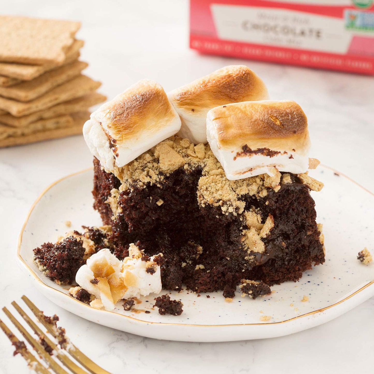 Miss Jones Baking Organic Chocolate Cake Mix – Birthday Gift for Plant-Based Bakers and Clean-Eating Home Chefs