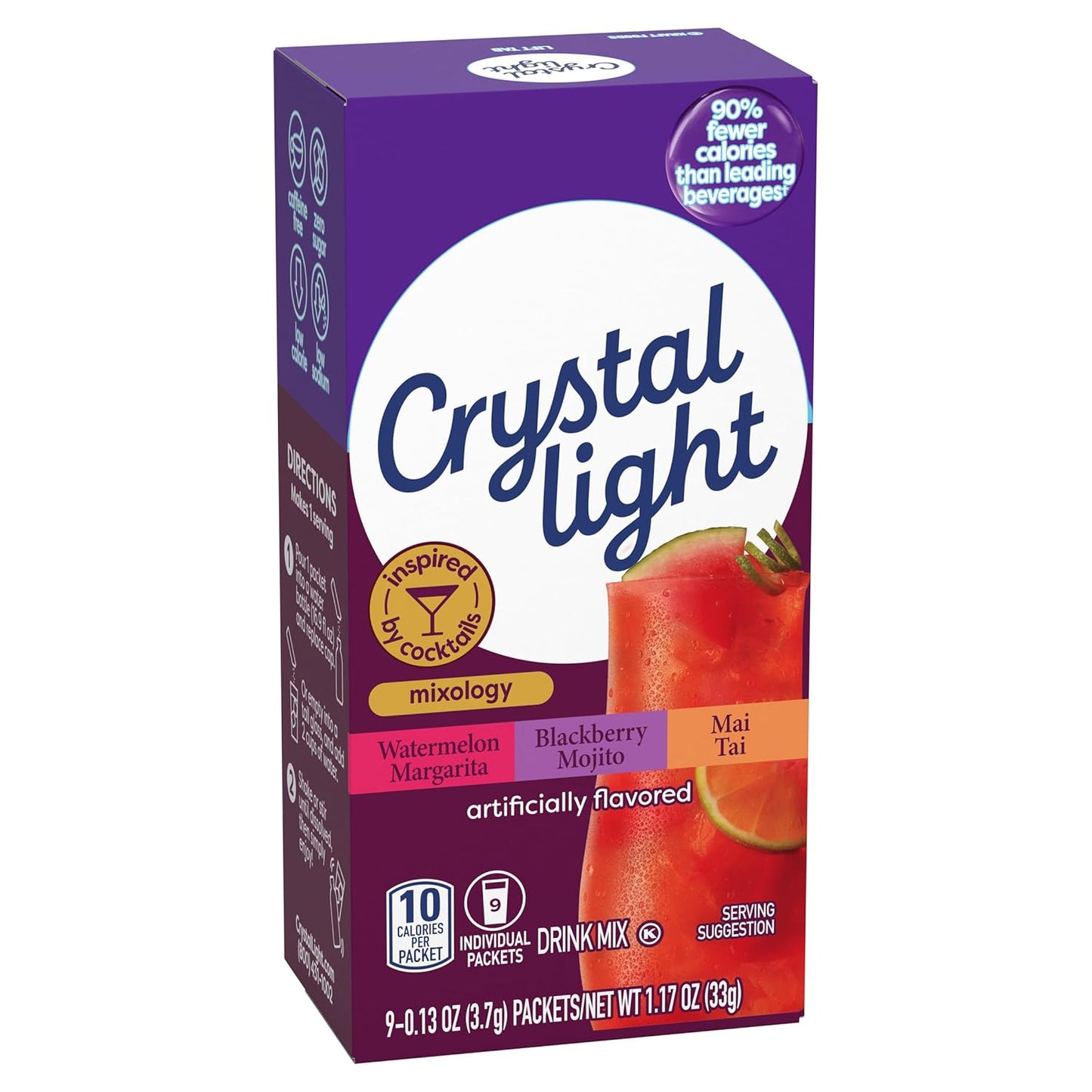 Mocktail Mix on the Go – 9 Single-Serve Stick Packs for Beach Days, Tailgates, and Park Socials, Zero Sugar