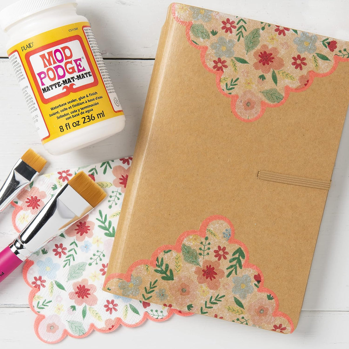 Mod Podge Matte 3-in-1 Craft Solution Holiday Gift for Moms, Teachers and Art Hobbyists