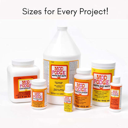 Mod Podge Matte 3-in-1 Craft Solution Holiday Gift for Moms, Teachers and Art Hobbyists