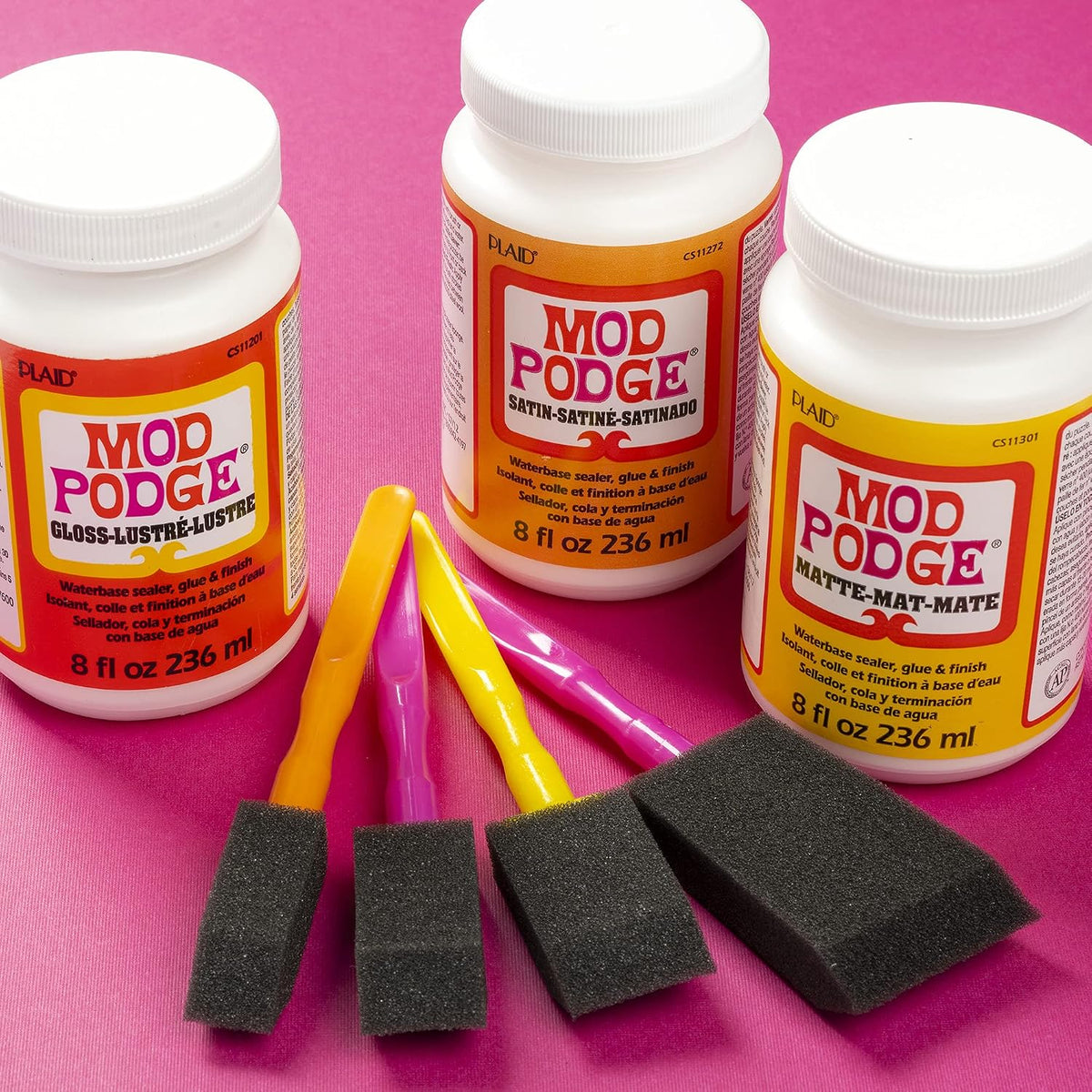 Mod Podge Matte 3-in-1 Craft Solution Holiday Gift for Moms, Teachers and Art Hobbyists