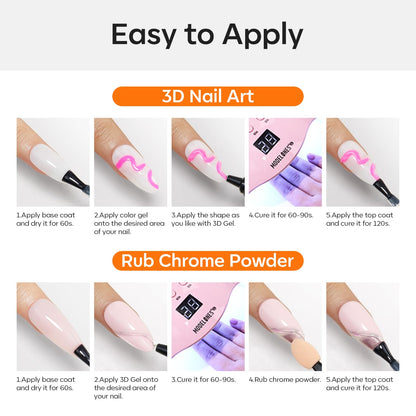 Modelones 4-in-1 Sculpting Gel – Mindful Nail Art Therapy Session in Your Cozy Bath Night Setup