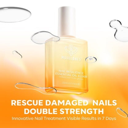 modelones Extra Strong Nail Repair Hardener – Effortless Clutter-Free Nail Care with One Product, 15ml