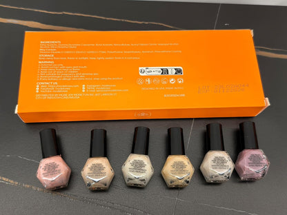 modelones Mini Jelly Nail Polish Set – Mindful DIY Manicure Kit, Non-Toxic Quick Dry Sheer Shades for Bath Time Pampering Ritual