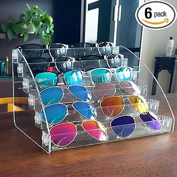 Modenza Transparent Nail Polish Tower – Modern Home Accent Piece for Beauty Corner and Closet Styling