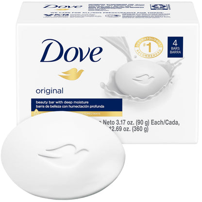 ¼ moisturizing cream formula in every bar