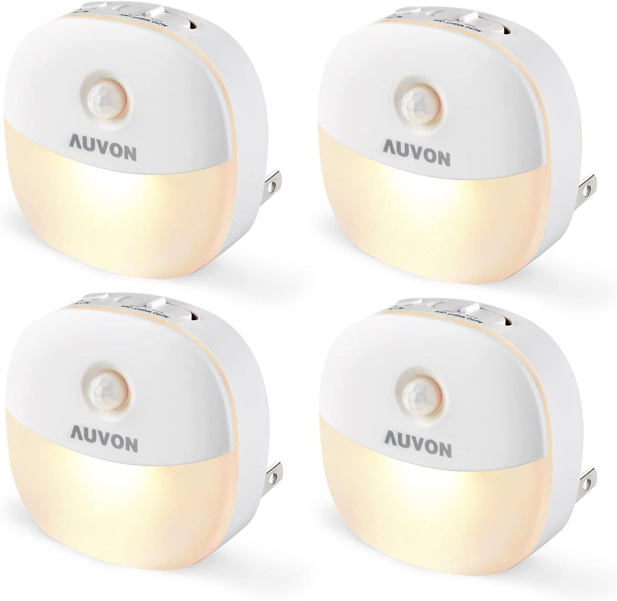 motion sensor with 3-5 meter range and 120° detection angle, auto-off after 60 seconds of inactivity