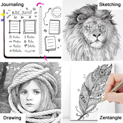 Muchcute Micro Fineliner Pens – Clean Air Choice for Craft Rooms, No Fumes Waterproof Ink Set