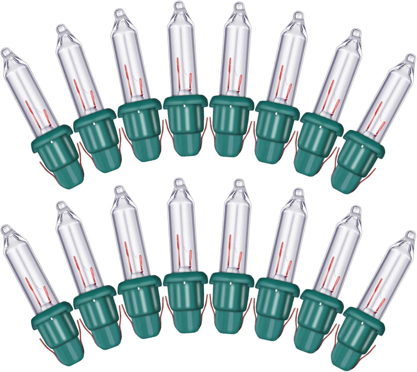 Mudder Classic Mini Light Bulbs – Understated Glass Replacement Bulbs for Less-Is-More Holiday Displays