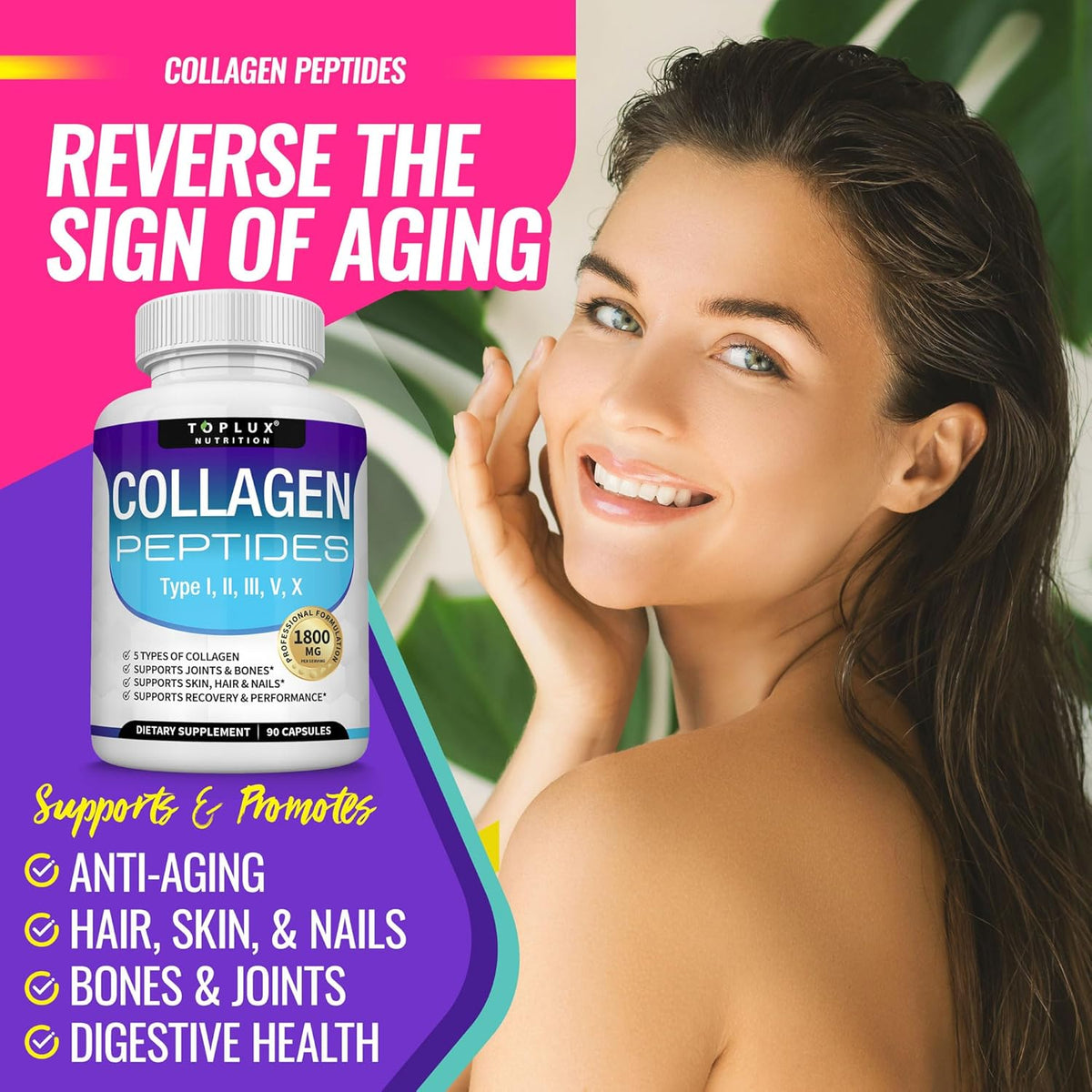 multi-source formulation from grass-fed bovine, marine fish, eggshell membrane, chicken, and avian sternum