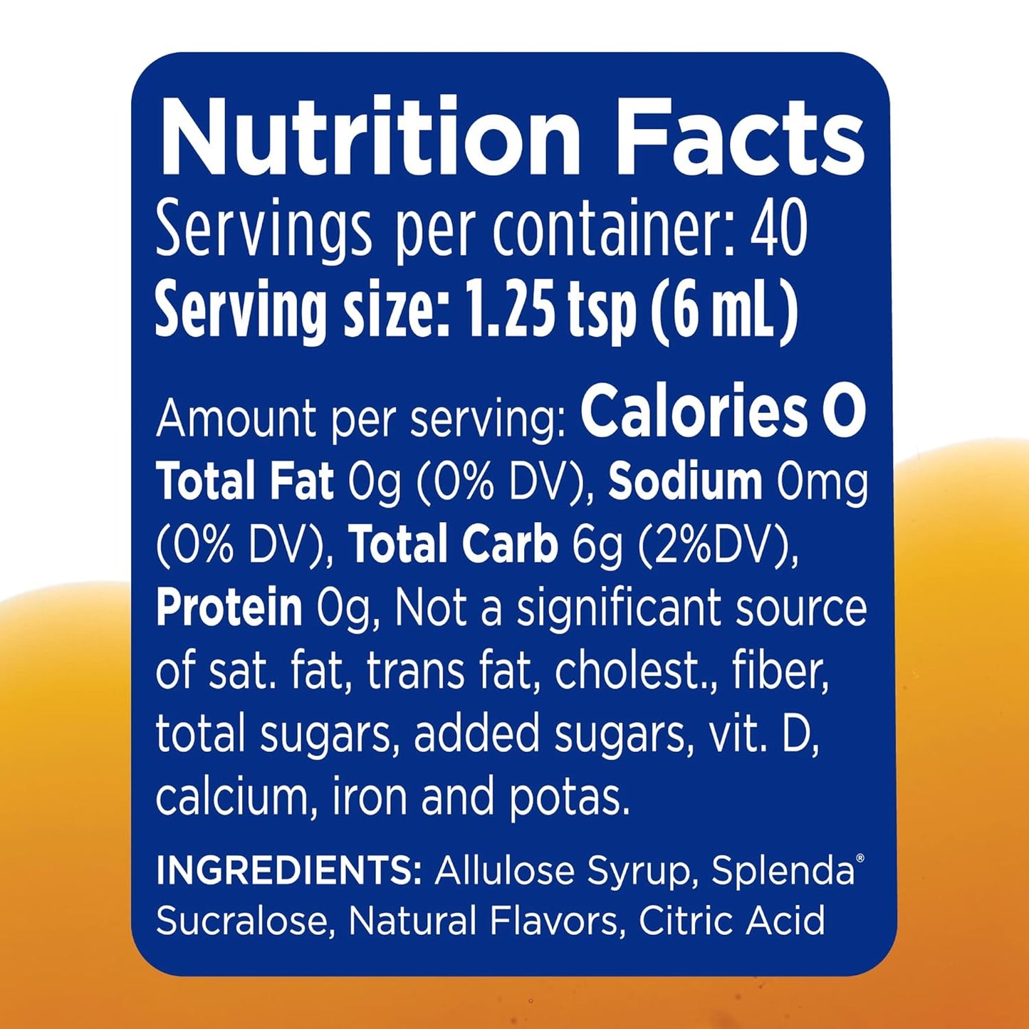 multi-use liquid format designed to substitute for maple syrup, honey, agave, and brown sugar