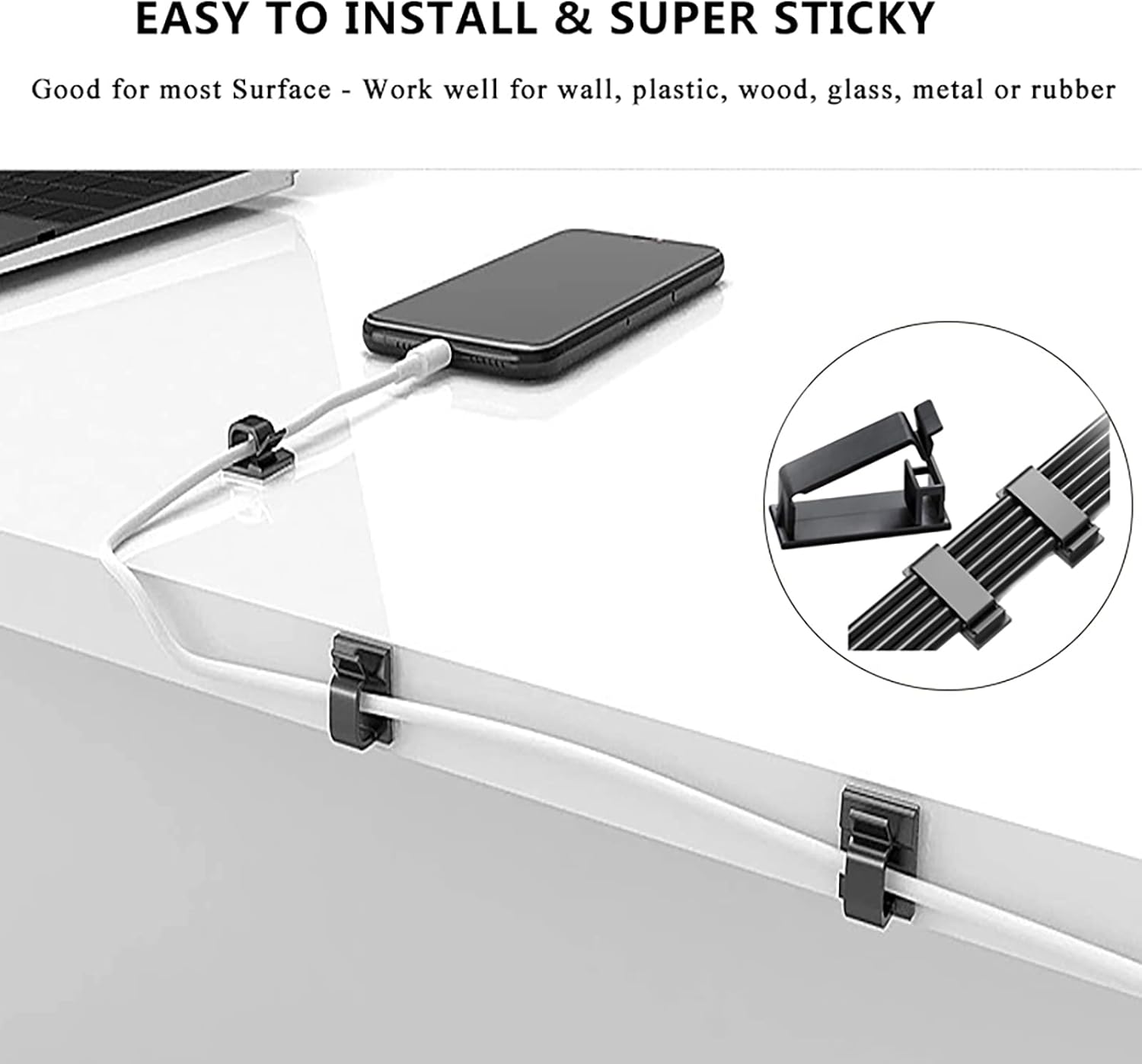 N NOROCME Wire Management Kit — Conference Room Cable Control for Hybrid Professionals