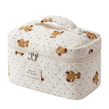 uekeboag Water Resistant Cosmetic Pouch – Portable Makeup Organizer for Beach Days and Picnic Outings