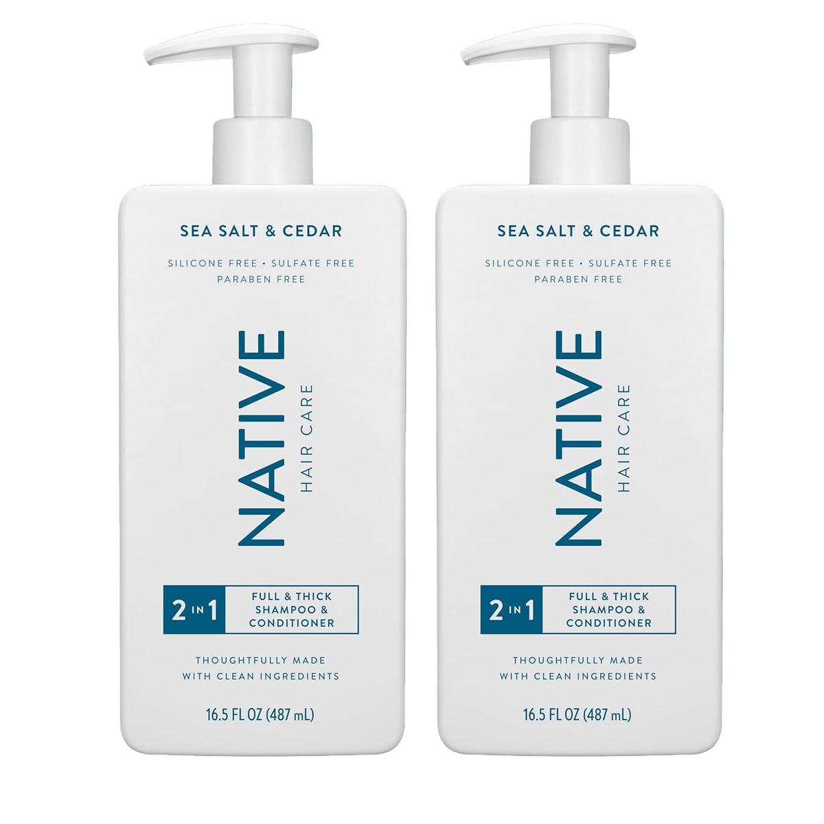 Native 2-in-1 Shampoo and Conditioner Set – Holiday Gift for Her, Ready-to-Wrap Vanity Upgrade