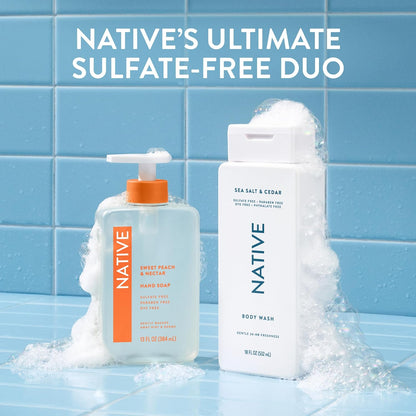 Native Body Wash for Wellness Showers, Vegan Hydrating Cleanser for a Restorative Bath Ritual