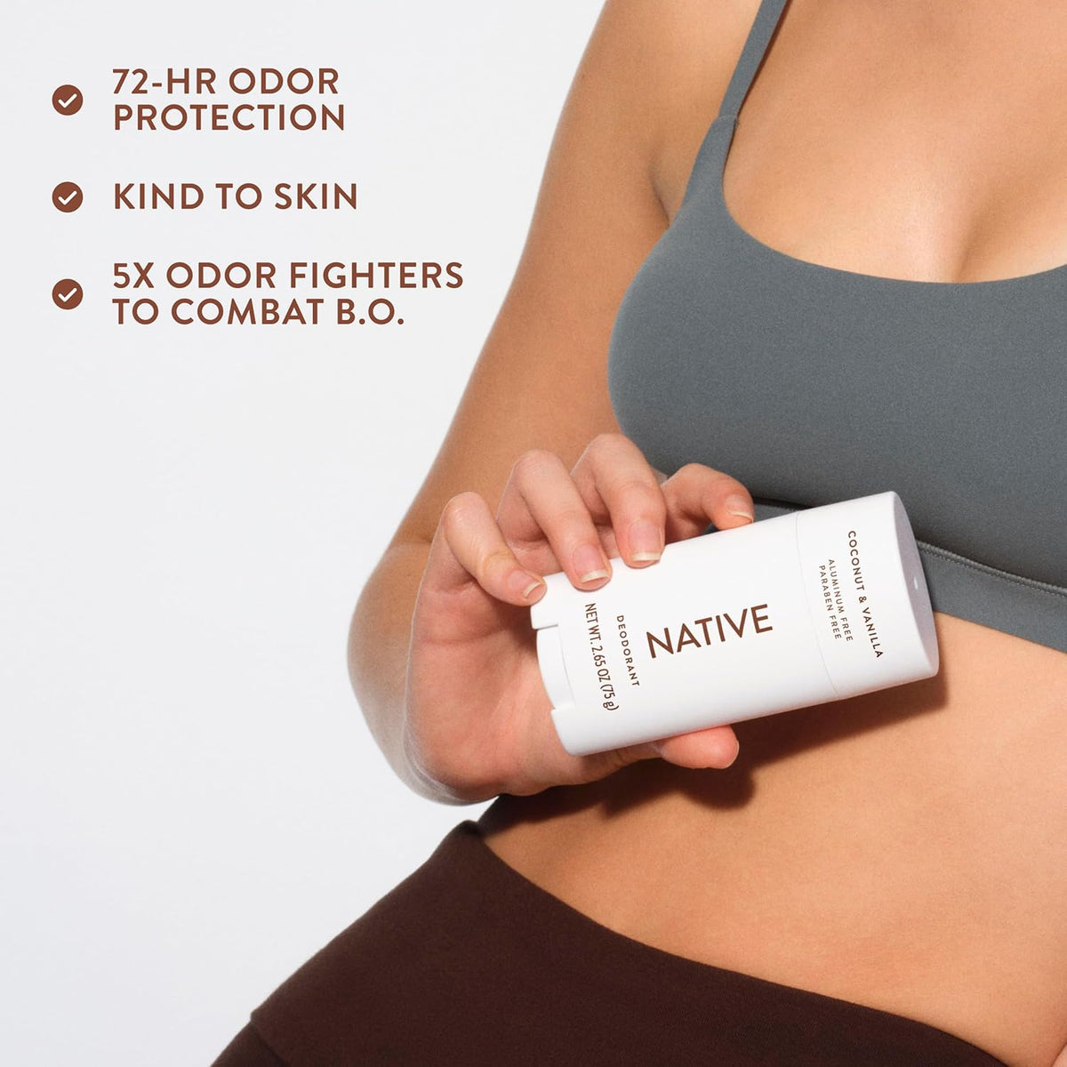 Native Coconut & Vanilla Twin Pack Deodorant – Clean Label Stick for Spa-Style Daily Freshness and Mindful Living