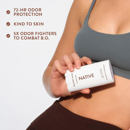 Native Coconut & Vanilla Twin Pack Deodorant – Clean Label Stick for Spa-Style Daily Freshness and Mindful Living
