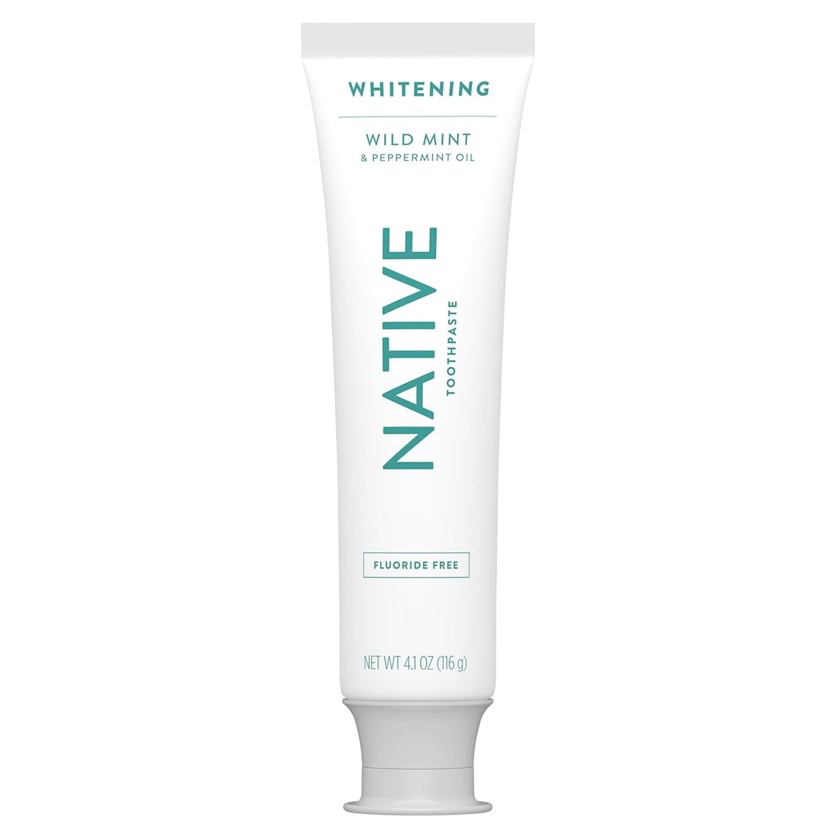 Native Fluoride Free Toothpaste – Less-Is-More Family Toothpaste with Wild Mint, Simple Formula, 4.1oz (Pack of 3)