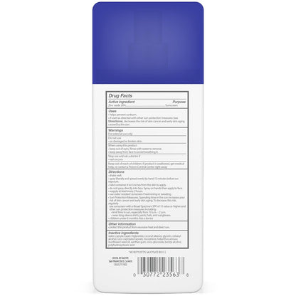 Native Mineral Sunscreen Spray SPF 30 – Portable Broad-Spectrum SPF for Camping, Patio Days & Open-Air Adventures, 7 oz