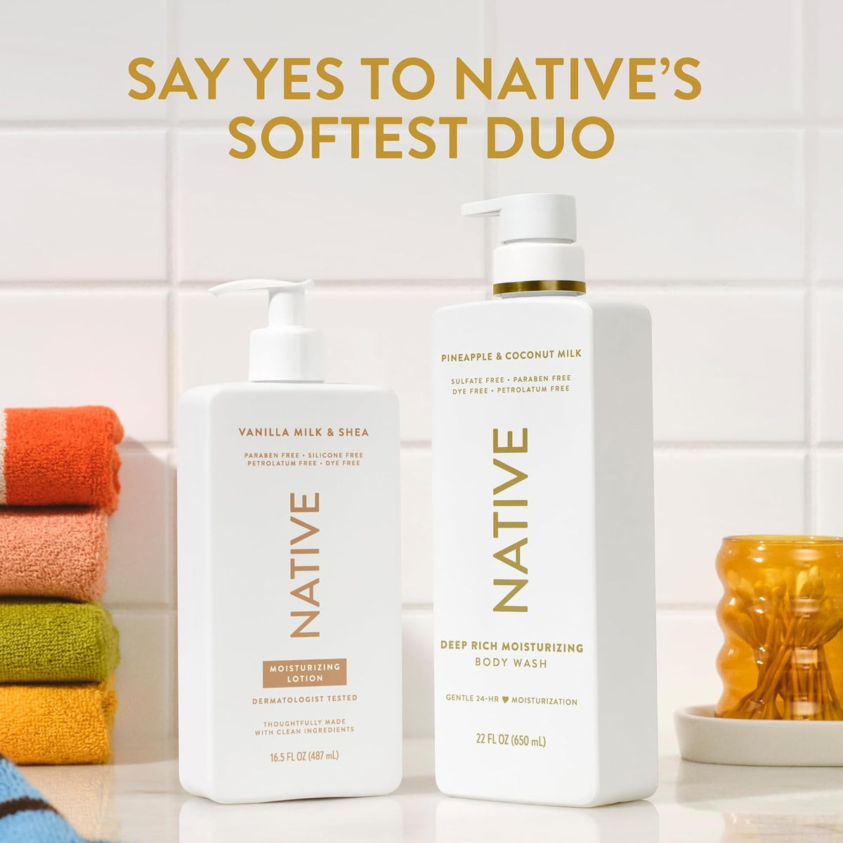 Native Moisturizing Body Wash Birthday Gift for Mom, Vanilla 22 oz Thoughtful Present
