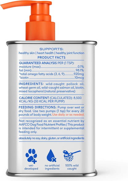 Native Pet Vet-Developed Fish Oil – Holiday Gift for Shedding-Fatigued Dog Moms and Dads, 60-Count Chews