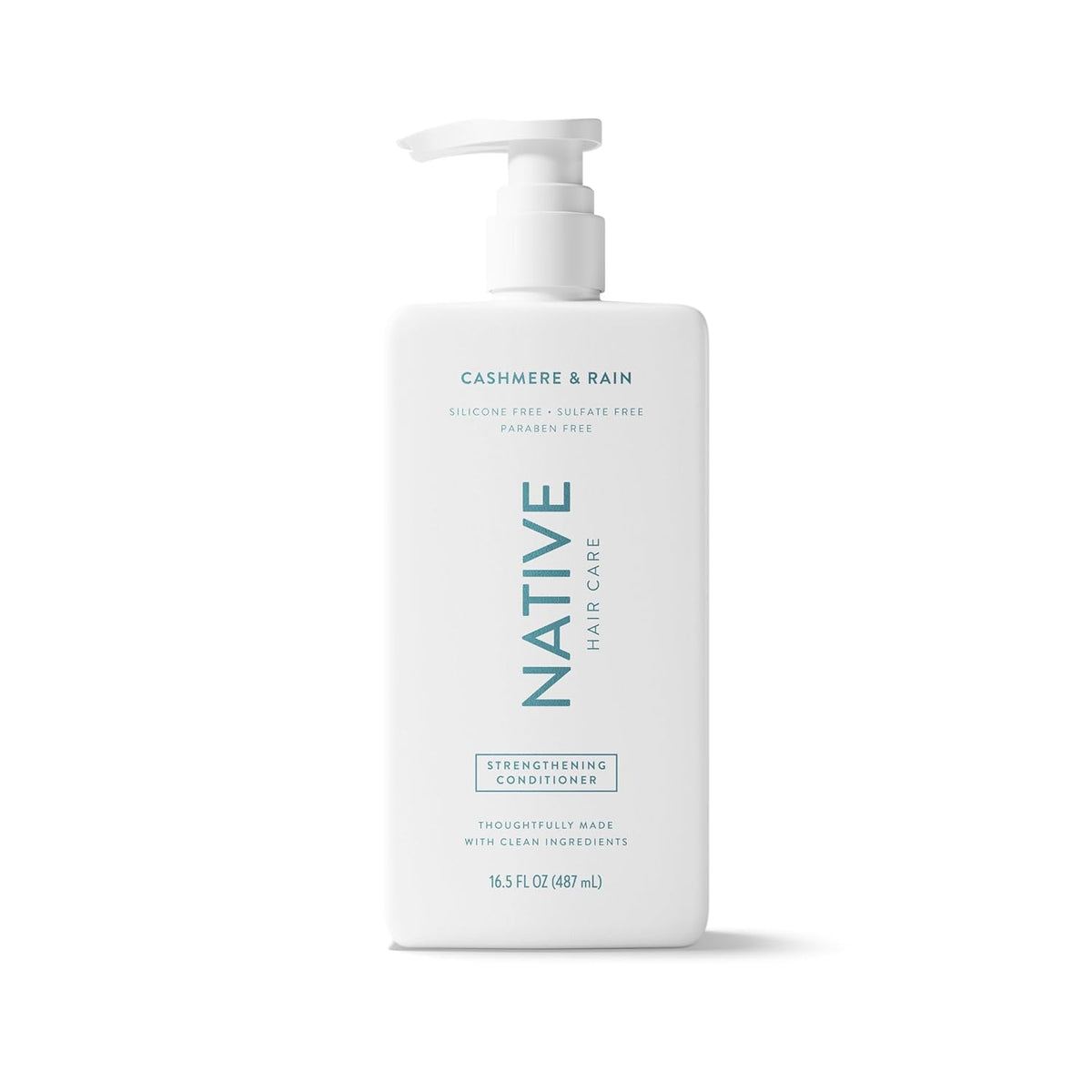 Native Strengthening Conditioner Cashmere & Rain 16.5 fl Oz – Clean Aromatherapy Hair Treatment for Nightly Wind-Down and Inner Calm