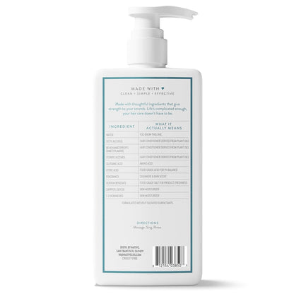 Native Strengthening Conditioner Cashmere & Rain 16.5 fl Oz – Clean Aromatherapy Hair Treatment for Nightly Wind-Down and Inner Calm