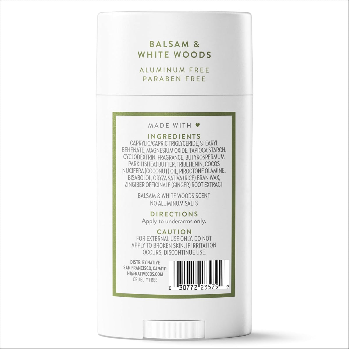 Native Travel-Size Aluminum-Free Deodorant for Weekend Trips and Gym Bags, No-Reapplication Freshness for Long Days Outside