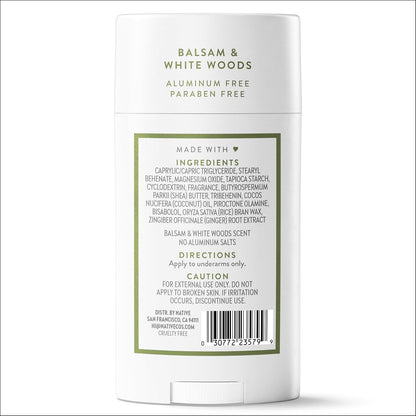 Native Travel-Size Aluminum-Free Deodorant for Weekend Trips and Gym Bags, No-Reapplication Freshness for Long Days Outside