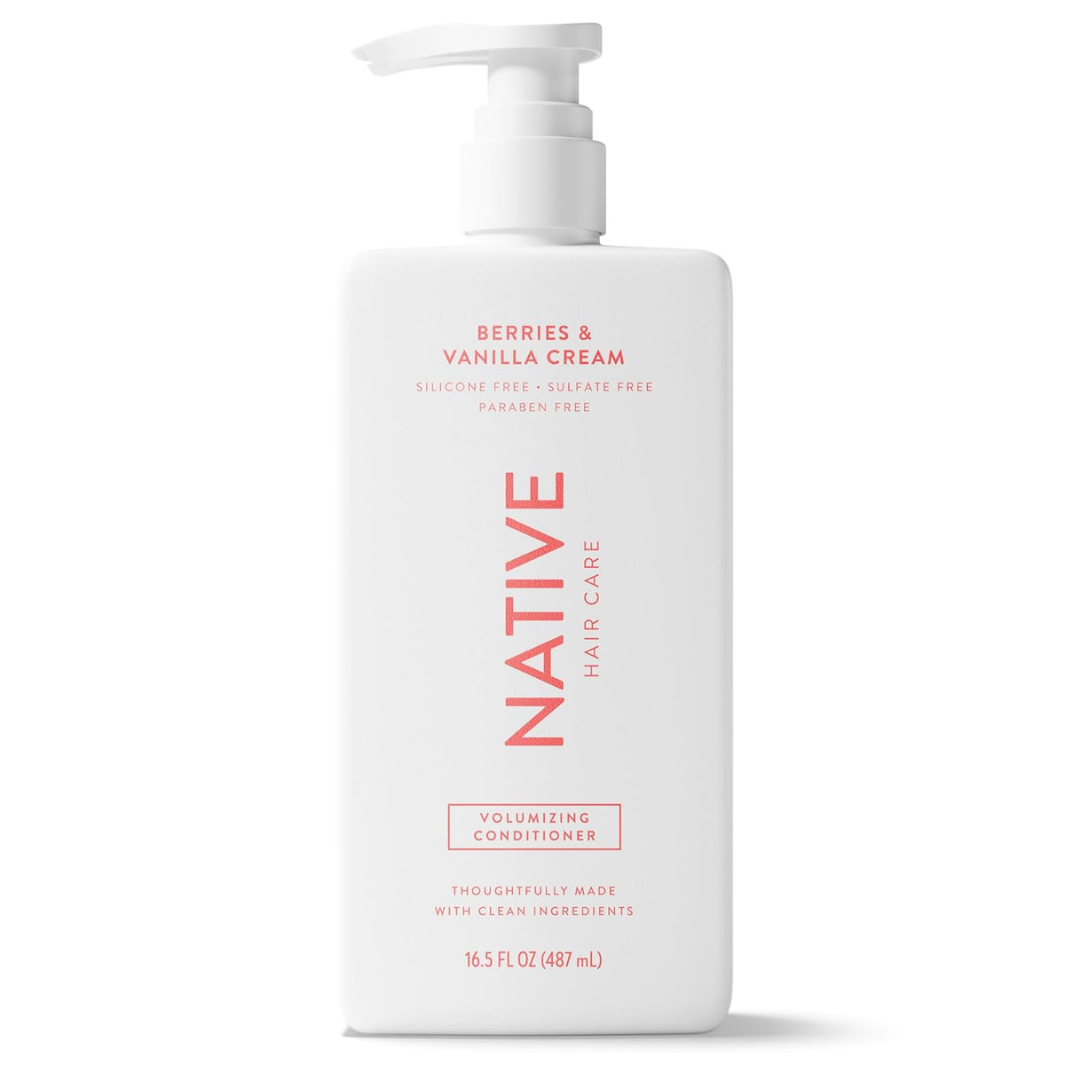 Native Volumizing Conditioner Berries & Vanilla Cream – Calming Bath Time Essential for Limp, Lifeless Hair