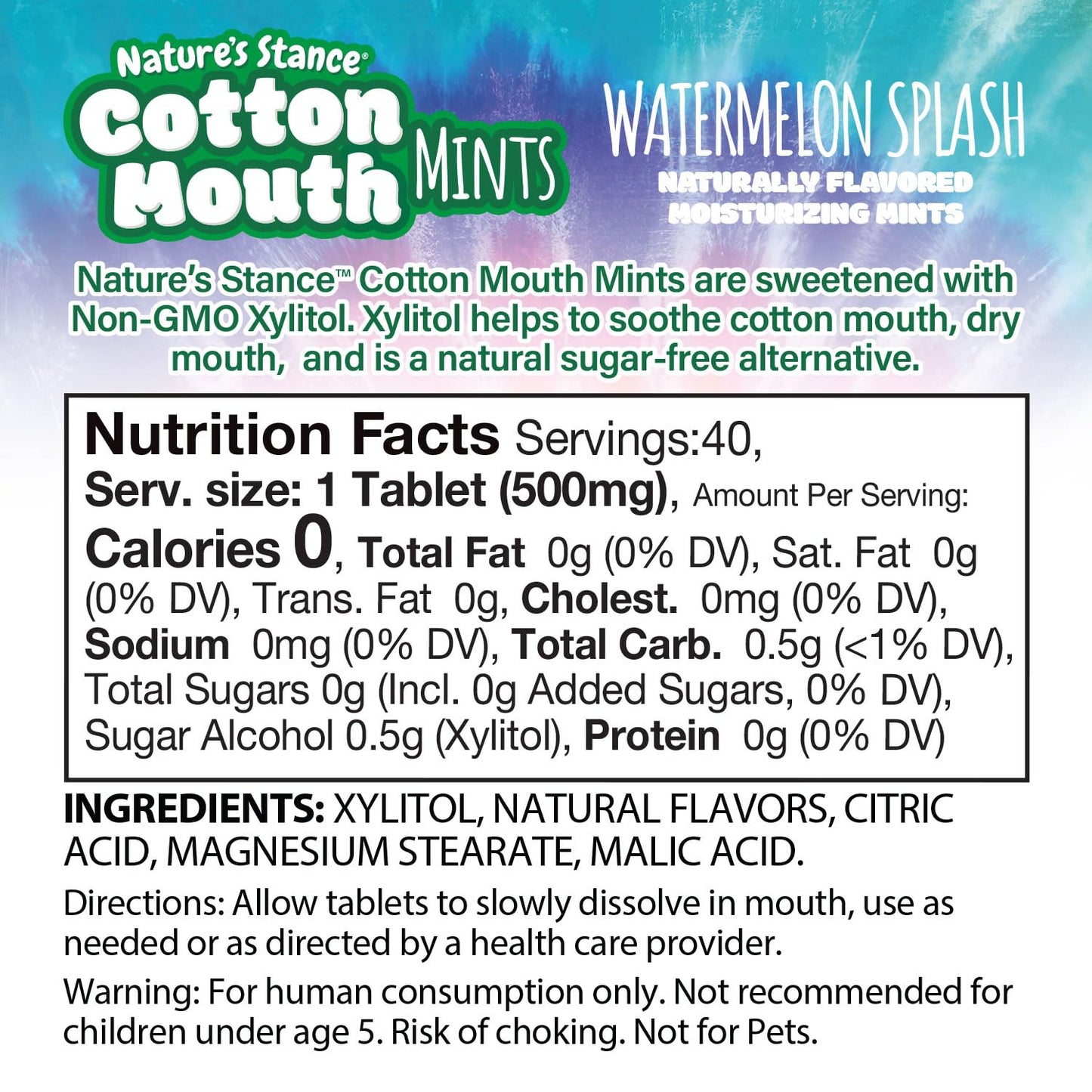 Nature's Stance Cotton Mouth Xylitol Mints – Ready-to-Give Hostess and Housewarming Gift with Four Flavor Options Inside
