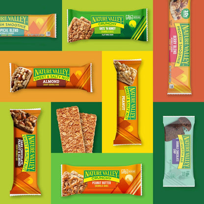 Nature Valley Chewy Berry Protein Bars – Portable Snack for Day Hikes and Travel