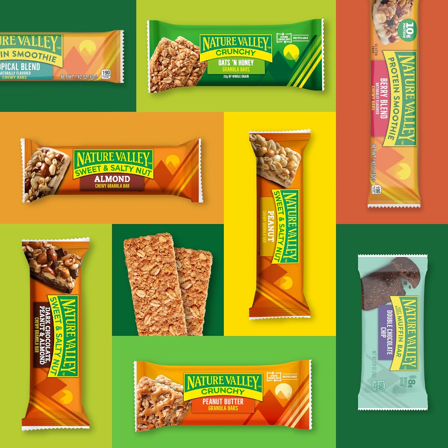 Nature Valley Crispy Creamy Wafer Bars – No Artificial Colors Strawberry Treat for Lighter, Refreshing Snack Moments, 5 Pack