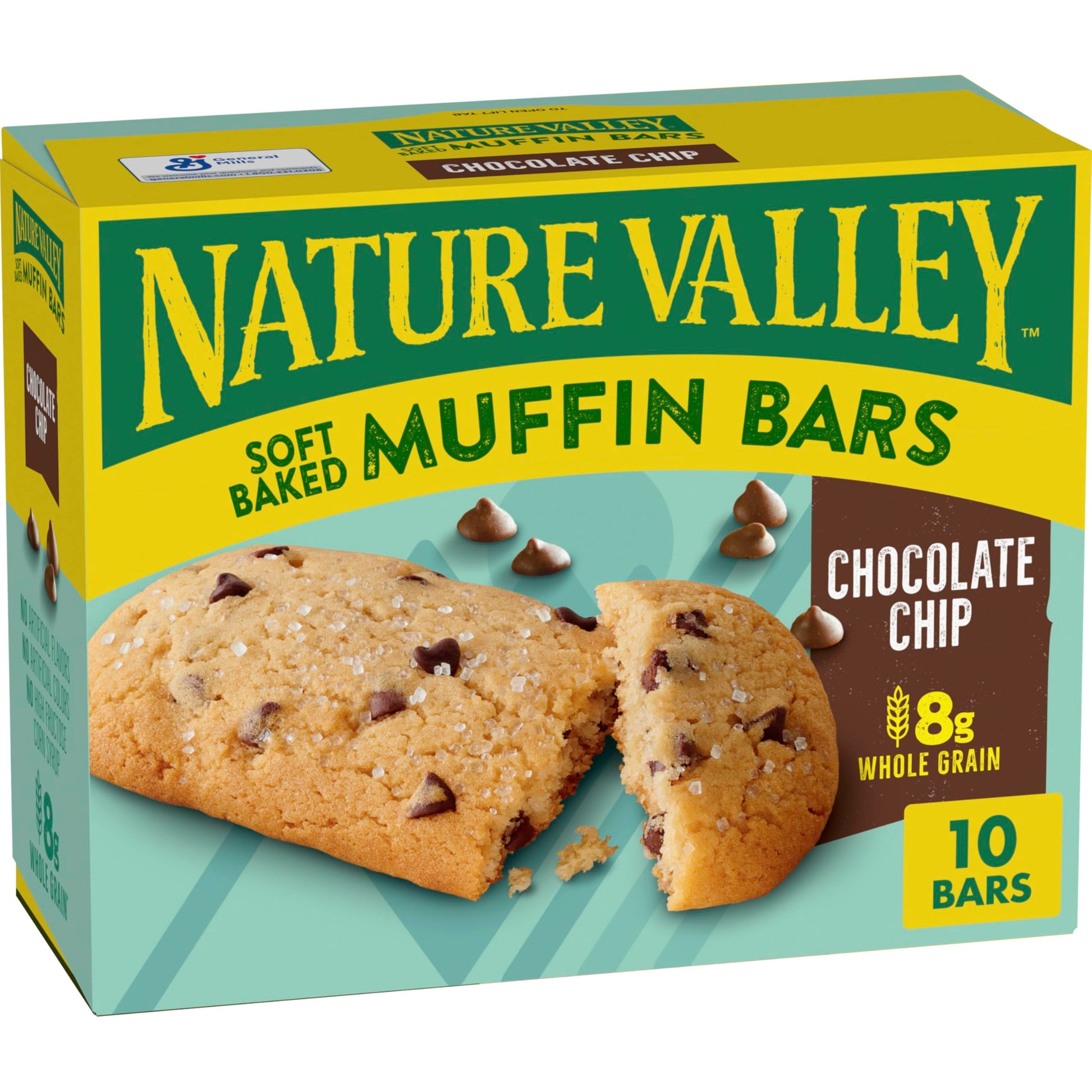 Nature Valley Soft Baked Muffin Bars – Energy Snack for Outdoor Adventures, Whole Grain Blueberry