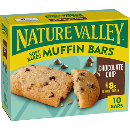 Nature Valley Soft Baked Muffin Bars – Energy Snack for Outdoor Adventures, Whole Grain Blueberry