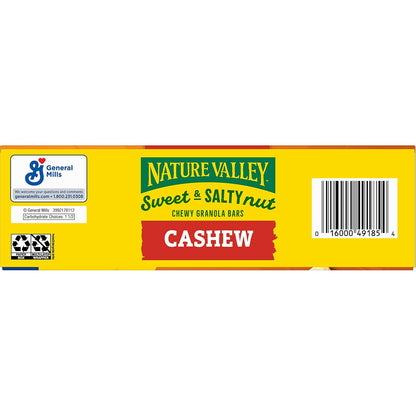 Nature Valley Sweet and Salty Nut Granola Bars – Commuter Bag Snack for Busy Workdays, Individually Wrapped