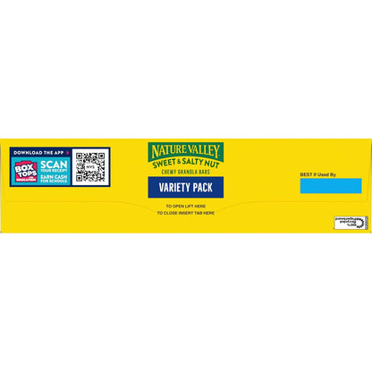Nature Valley Sweet and Salty Nut Granola Bars – Wholesome Chewy Granola Bar for Afternoon Wellness Breaks, 18 oz