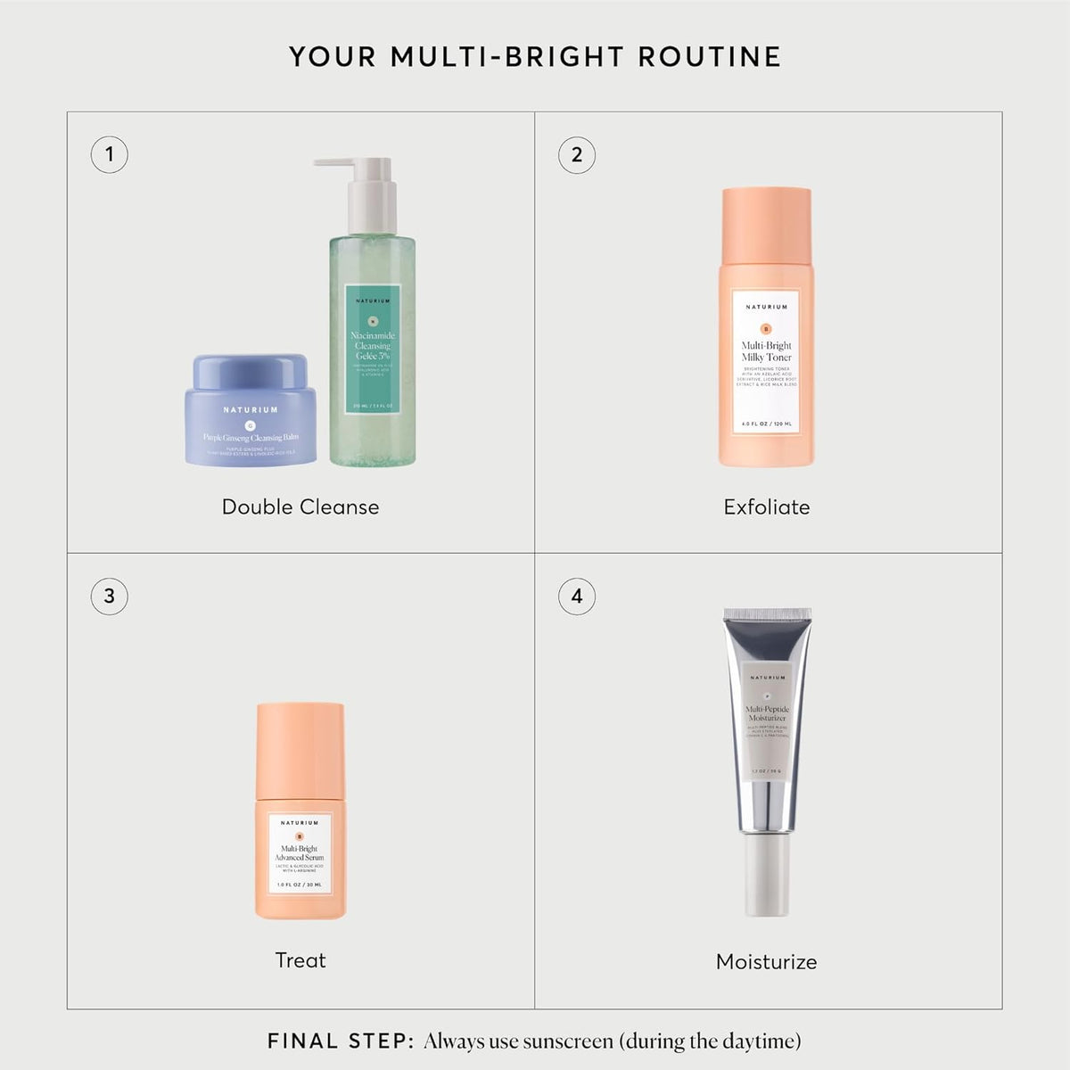 Naturium Multi-Bright Milky Toner – Wind-Down Toner Step for an Evening Skincare Reset, 120 mL