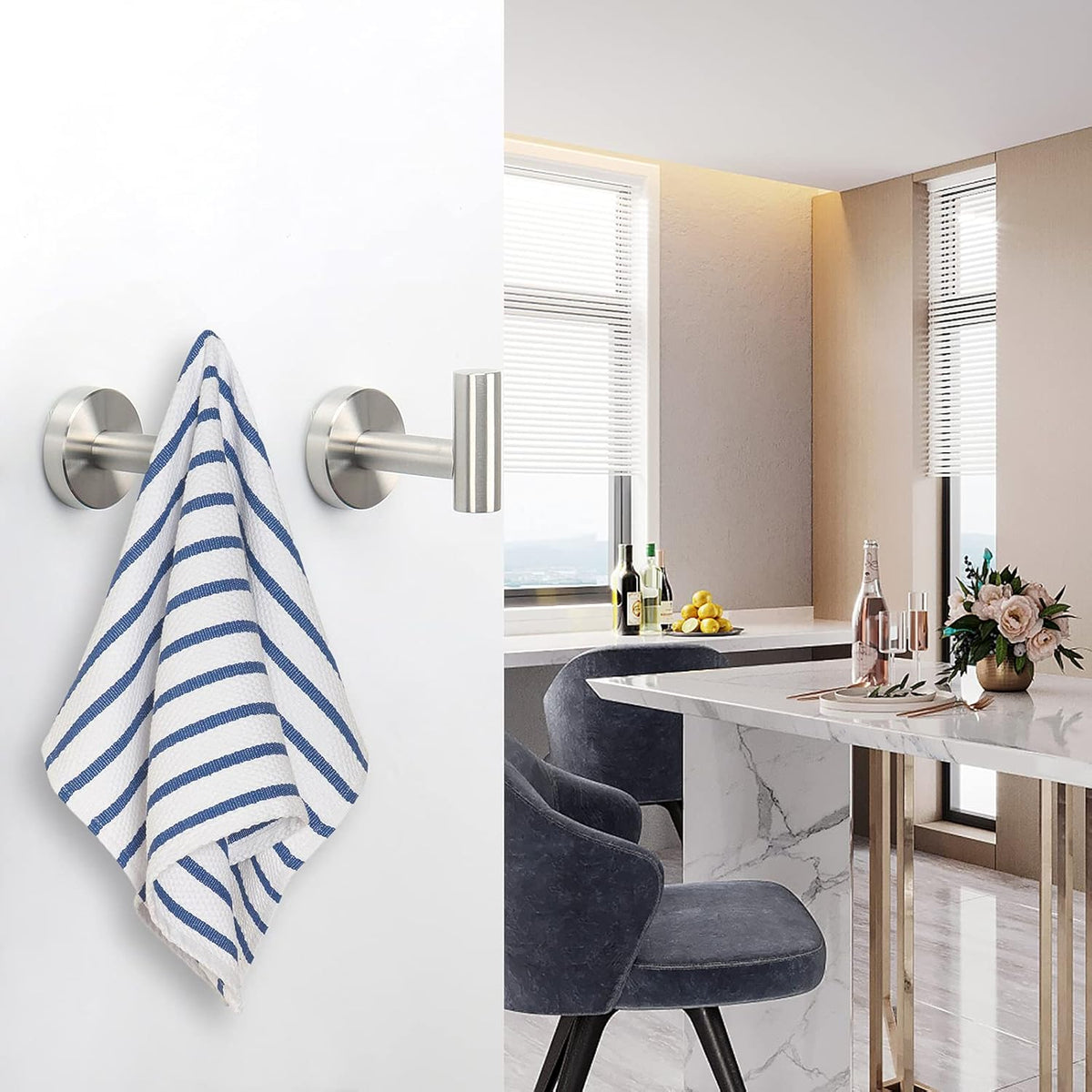 NearMoon Coat Hook - Stylish Valentine's Day Gift for Her with Premium Stainless Steel Design