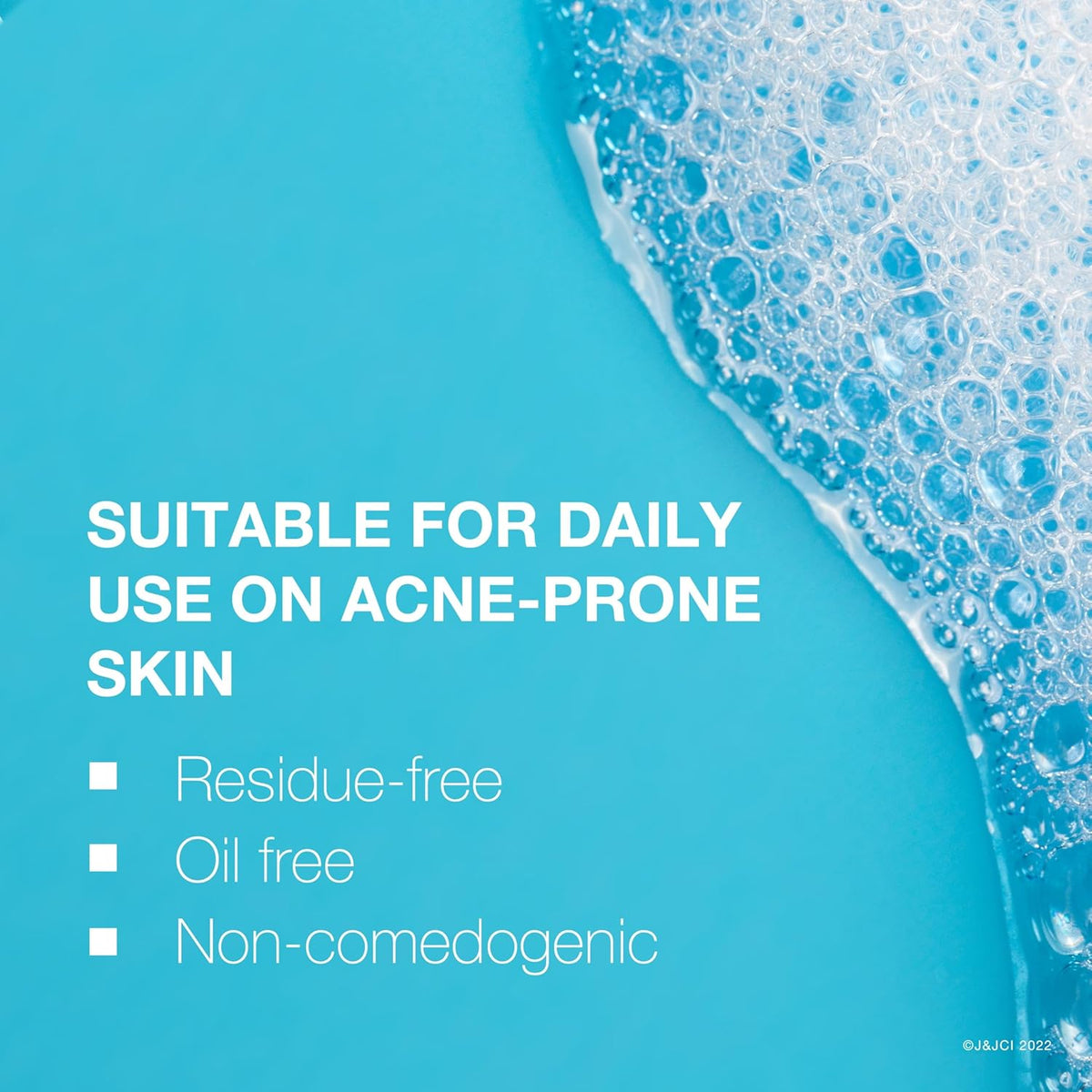 Neutrogena Acne Face Wash – Oil-Free Salicylic Acid Gel for a Refreshing End-of-Day Wind-Down Cleanse