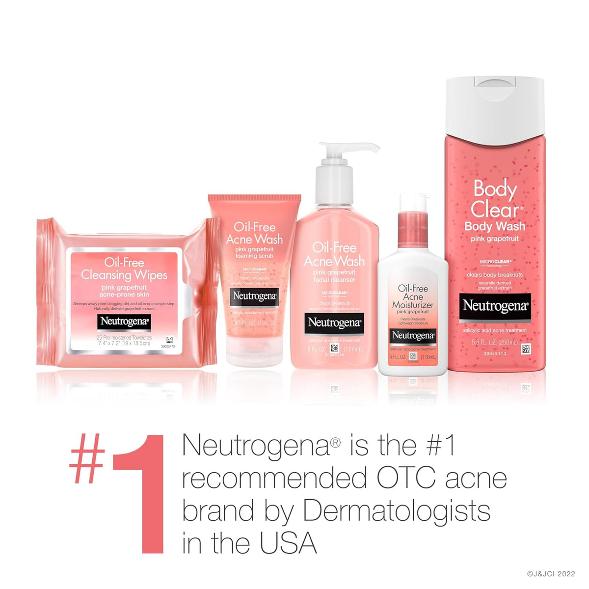 Neutrogena Acne Face Wash with Vitamin C – Single-Step Exfoliating Cleanser for an Uncluttered Routine