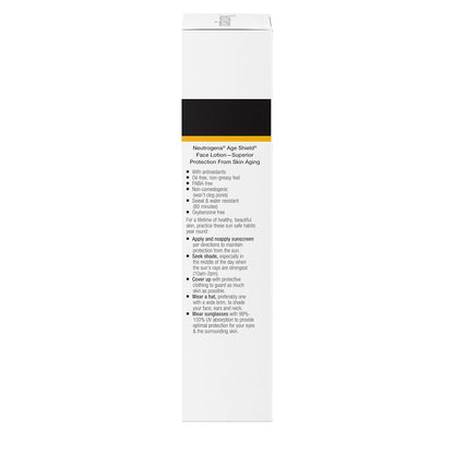 Neutrogena Age Shield Sunscreen SPF 70 – Hydrating Facial Moisturizer for Bedroom Self-Care and Daily Wellness Routine