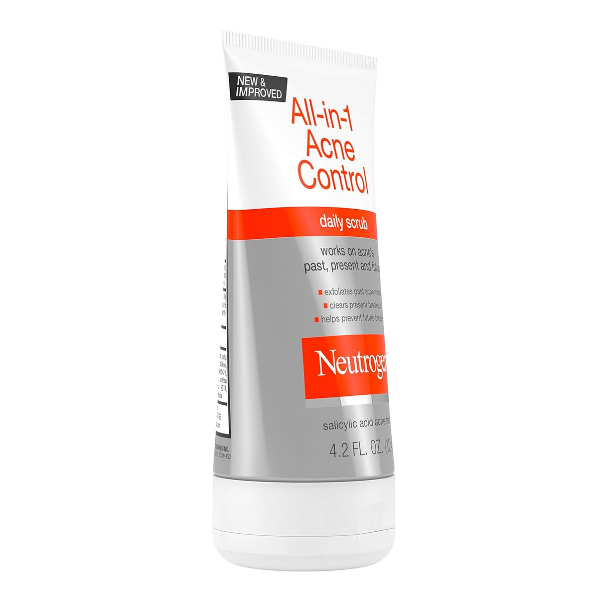 Neutrogena All-In-1 Acne Control Daily Face Scrub – Calming Nightly Exfoliating Treatment for Breakouts