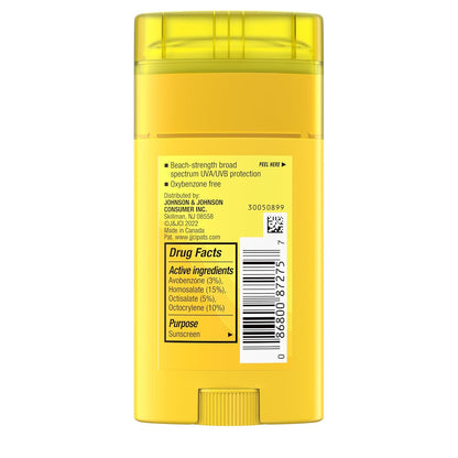 Neutrogena Beach Defense Sunscreen Stick SPF 50 – Travel Size Sun Protection for Resort Vacations and Hotel Stays