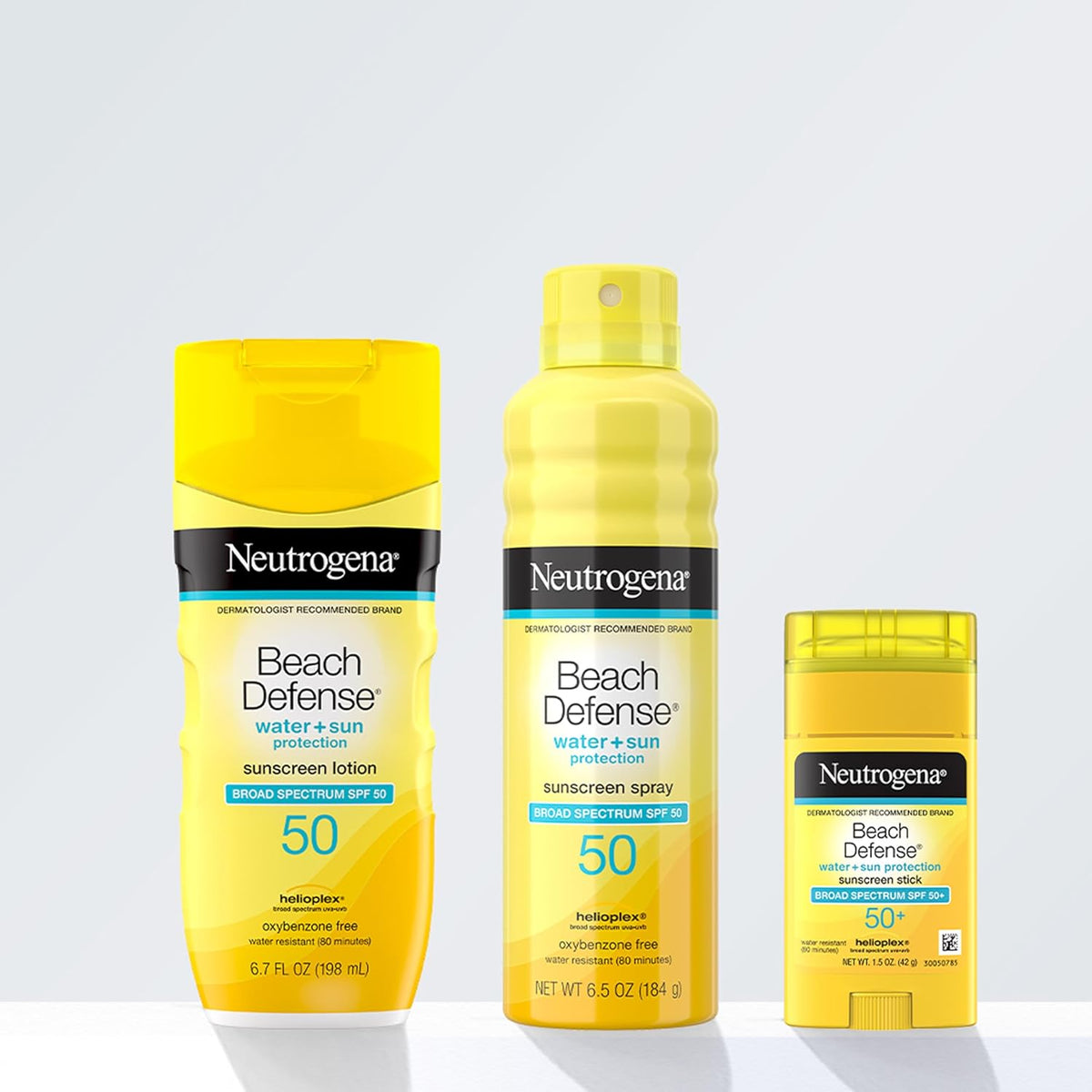 Neutrogena Beach Defense Sunscreen Stick SPF 50 – Travel Size Sun Protection for Resort Vacations and Hotel Stays
