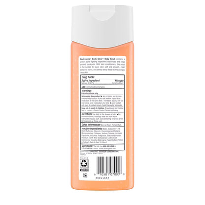 Neutrogena Body Clear Salicylic Acid Body Wash – Soothing Aloe & Chamomile Shower Treatment for Body Acne