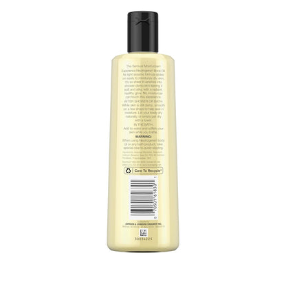 Neutrogena Body Oil Light Sesame Formula – Single Bottle Fragrance Free Moisturizer Replacing Multiple Products in a Minimalist Bathroom