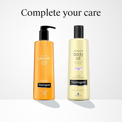 Neutrogena Body Oil Light Sesame Formula – Sophisticated Bath & Body Oil for Elevated Guest Bathroom Presentation
