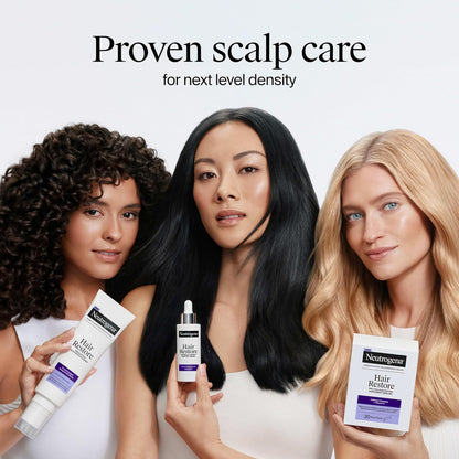 Neutrogena Hair Restore Advanced Growth Support Serum – Streamlined Scalp Step for a Simplified Hair Routine, 1.7 fl oz
